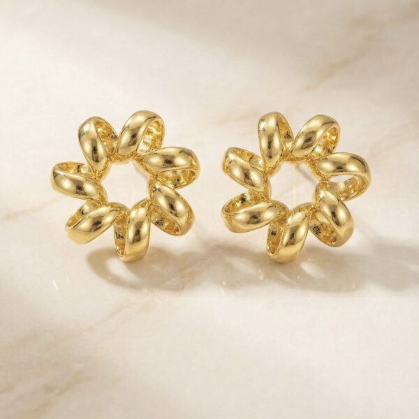 Aretes en Rodio Dorados ZARC01-100