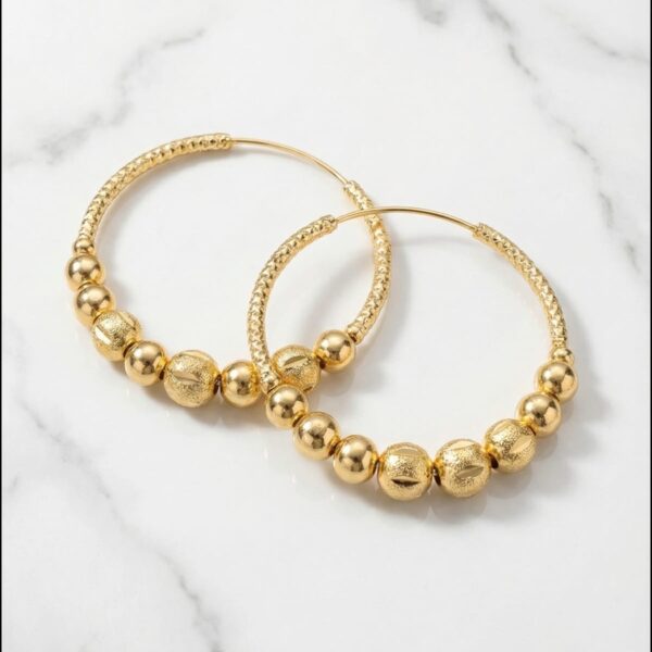 Aretes en Rodio Dorados ZARC01-105