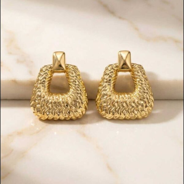 Aretes en Rodio Dorados ZARC01-109