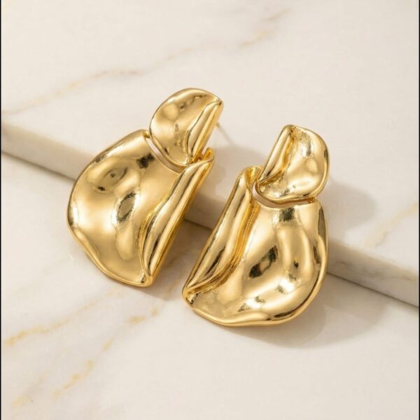 Aretes en Rodio Dorados ZARC01-112