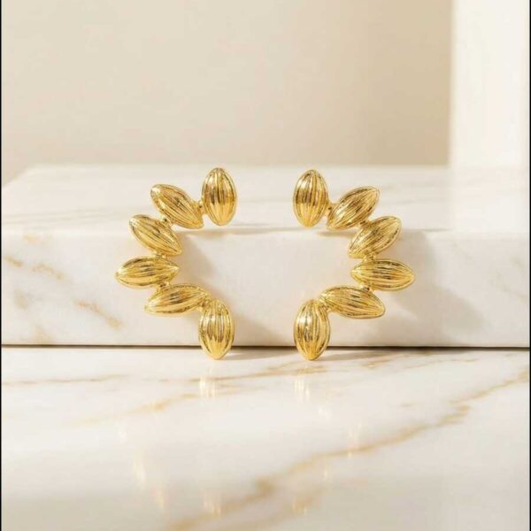 Aretes en Rodio Dorados ZARC01-113