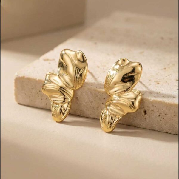 Aretes en Rodio Dorados ZARC01-120
