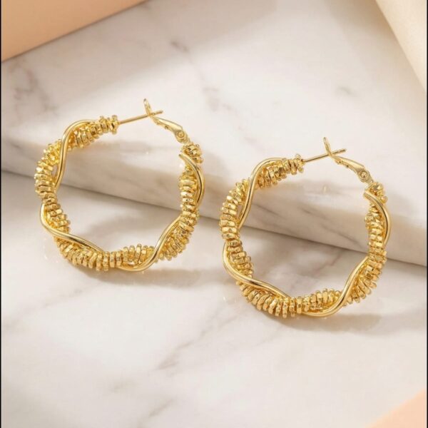 Aretes en Rodio Dorados ZARC01-129