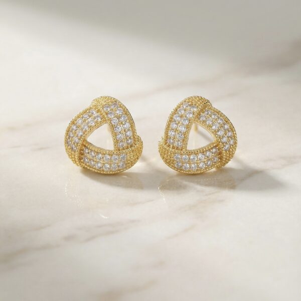 Aretes en Rodio Dorados ZARC01-133