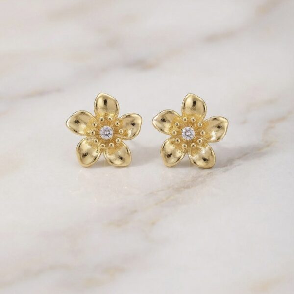 Aretes en Rodio Dorados ZARC01-134.D