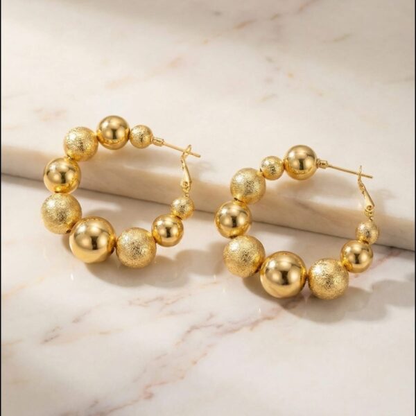 Aretes en Rodio Dorado ZARC01-137