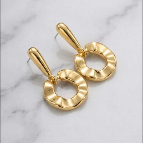 Aretes en Rodio Dorados ZARC01-140