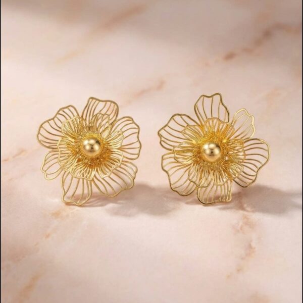 Aretes en Rodio Dorados ZARC01-146