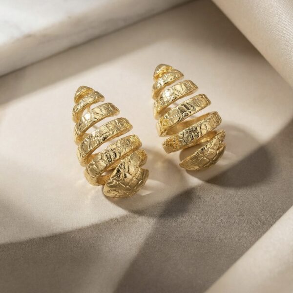 Aretes en Rodio Dorados ZARC01-147