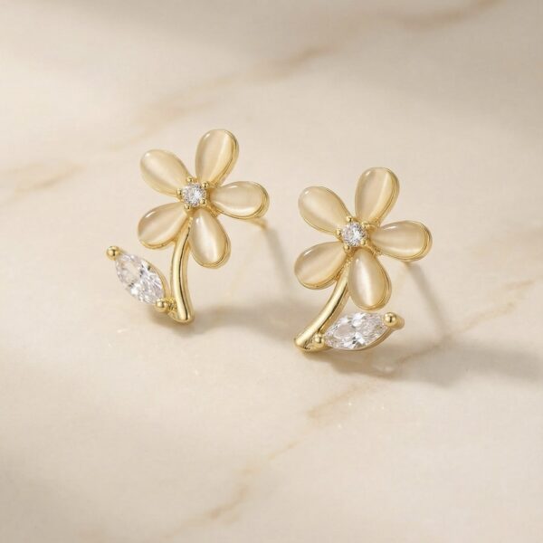 Aretes en Rodio Dorados ZARC01-151