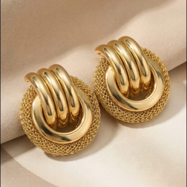 Aretes en Rodio Dorados ZARC01-152