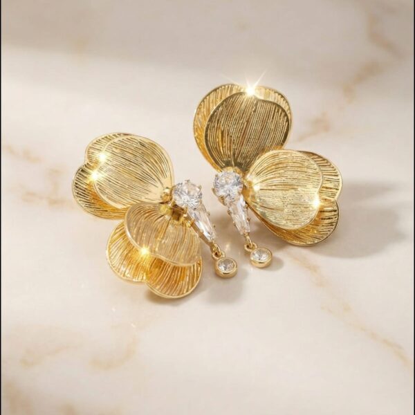 Aretes en Rodio Dorados ZARC01-159