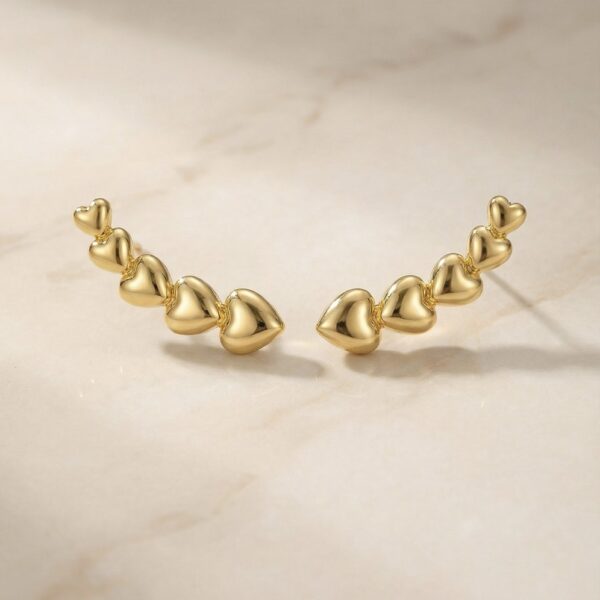 Aretes en Rodio Dorados ZARC01-164