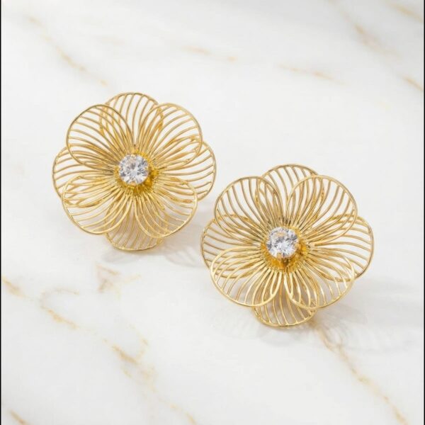 Aretes en Rodio Dorados ZARC01-170