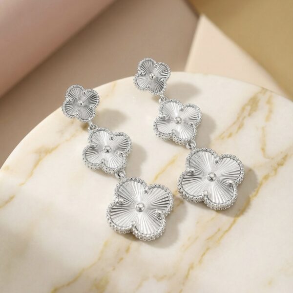 Aretes en Rodio Plateados ZARC01-175