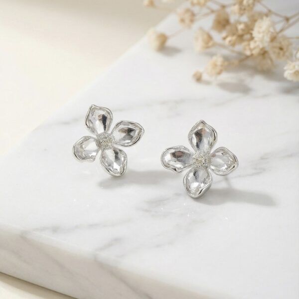 Aretes en Rodio Plateados ZARC01-178