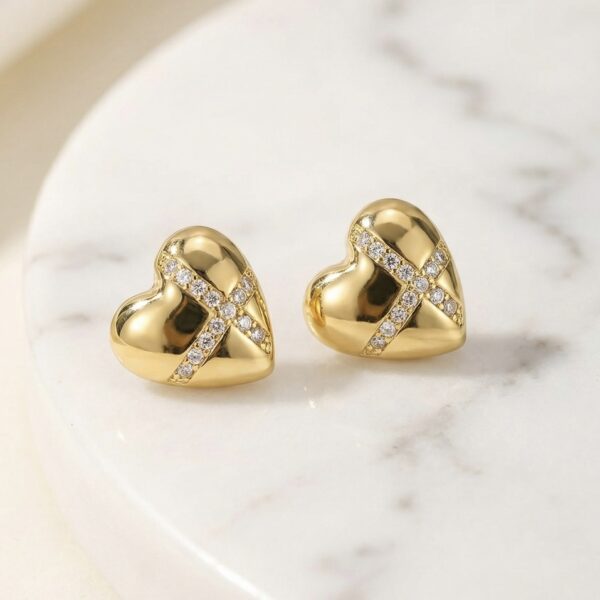 Aretes en Rodio Dorados ZARC01-180