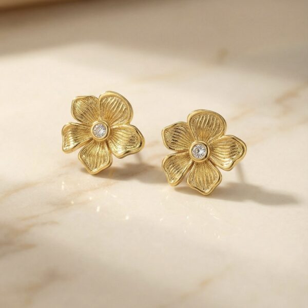 Aretes en Rodio Dorados ZARC01-188