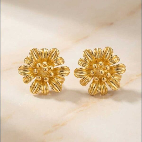 Aretes en Rodio Dorados ZARC01-191