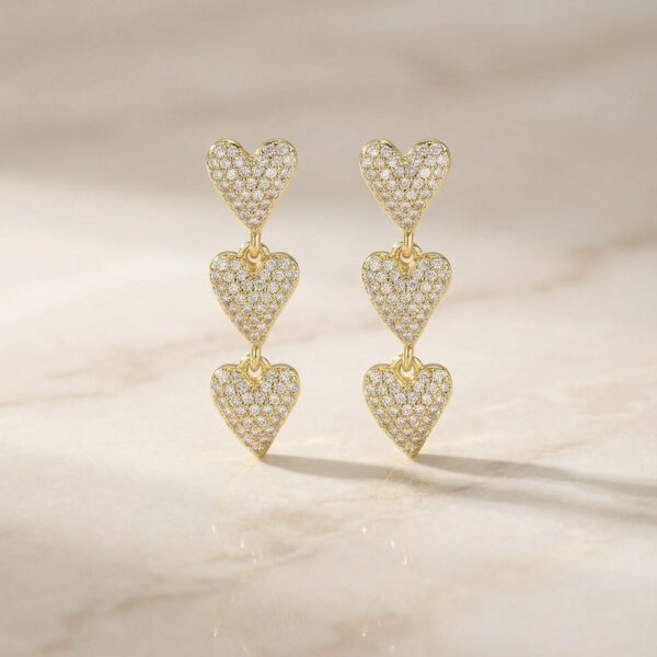 Aretes en Rodio Dorados ZARC01-197