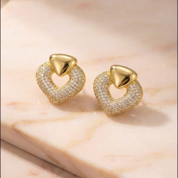 Aretes en Rodio Dorados ZARC01-207