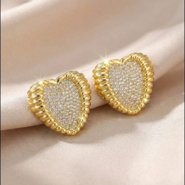 Aretes en Rodio Dorados ZARC01-209