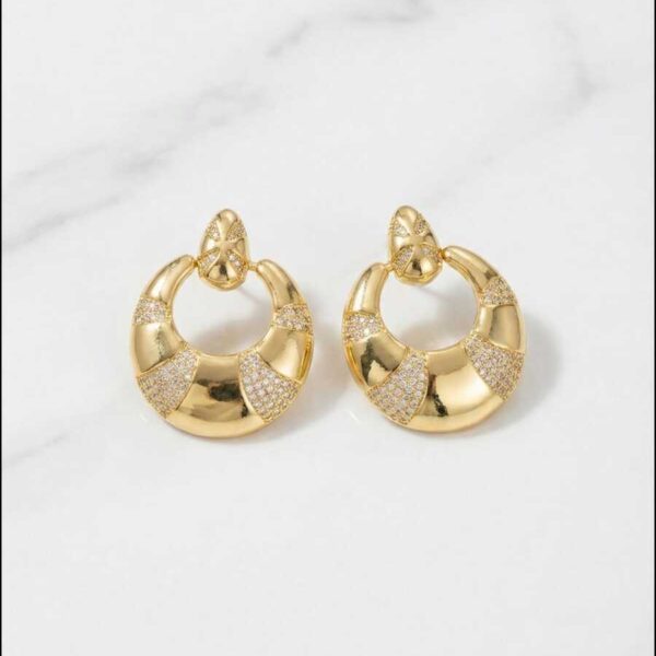 Aretes en Rodio Dorados ZARC01-210