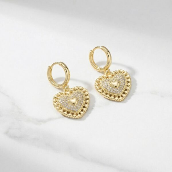 Aretes en Rodio Dorados ZARC01-212