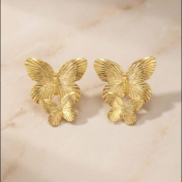 Aretes en Rodio Dorados ZARC01-214