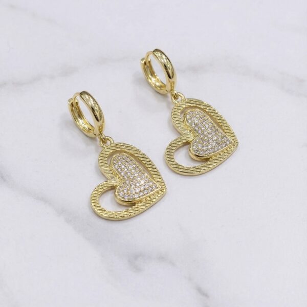 Aretes en Rodio Dorados ZARC01-216