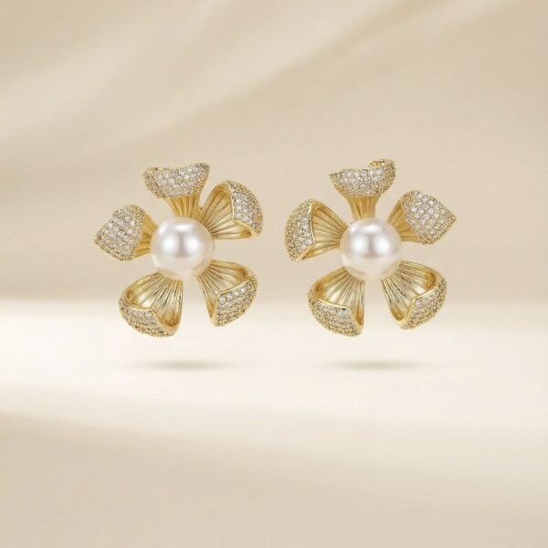 Aretes en Rodio Dorados ZARC01-319