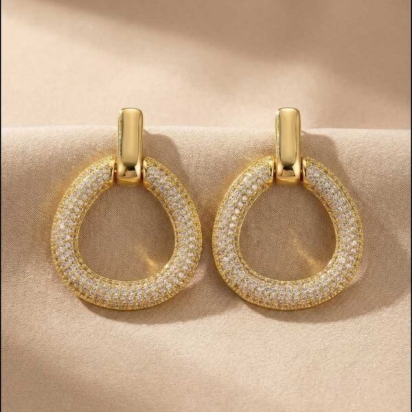 Aretes en Rodio Dorados ZARC01-320