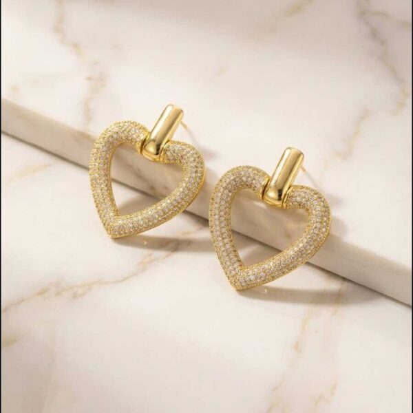 Aretes en Rodio Dorados ZARC01-321