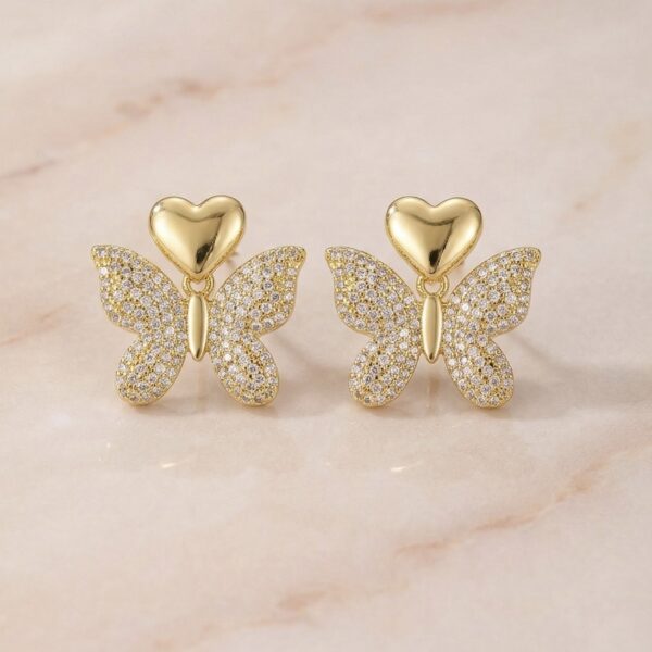 Aretes en Rodio Dorados ZARC01-336