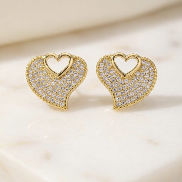 Aretes en Rodio Dorados ZARC01-339