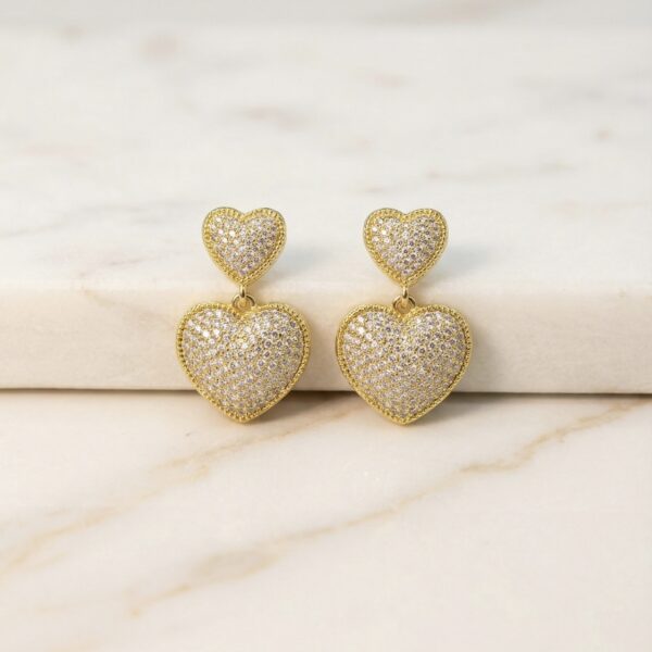 Aretes en Rodio Dorados ZARC01-340