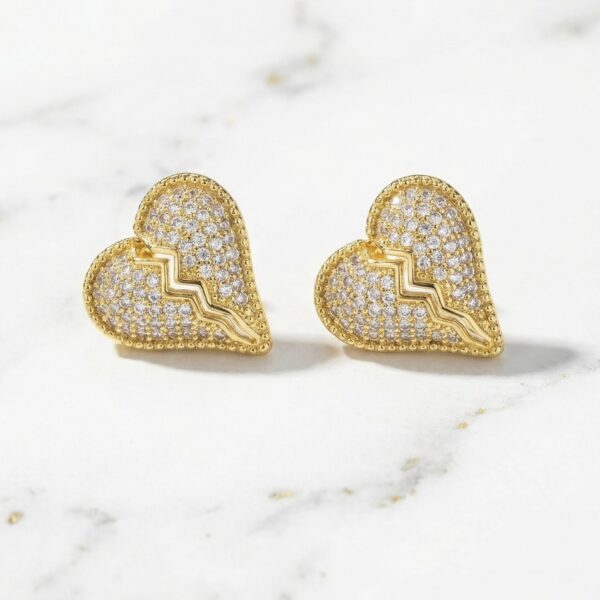 Aretes en Rodio Dorados ZARC01-342