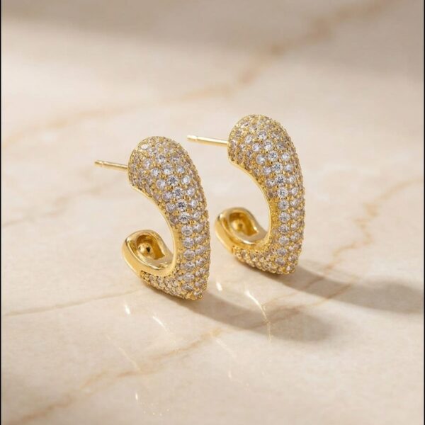 Aretes en Rodio Dorados ZARC01-36