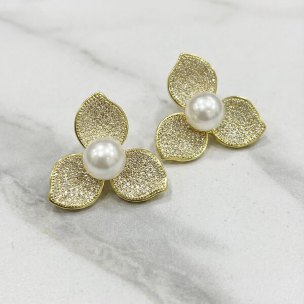 Aretes en Rodio Dorado ZARC01-366