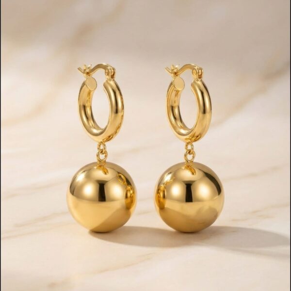 Aretes en Rodio Dorados ZARC01-440