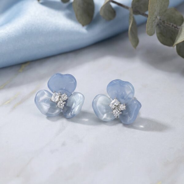 Aretes en Resina Azules ZARC02-87
