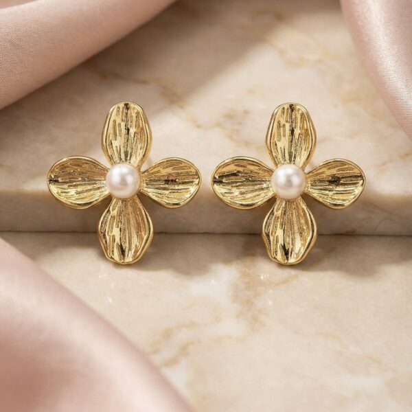 Aretes en Rodio Dorado ZARC02-91