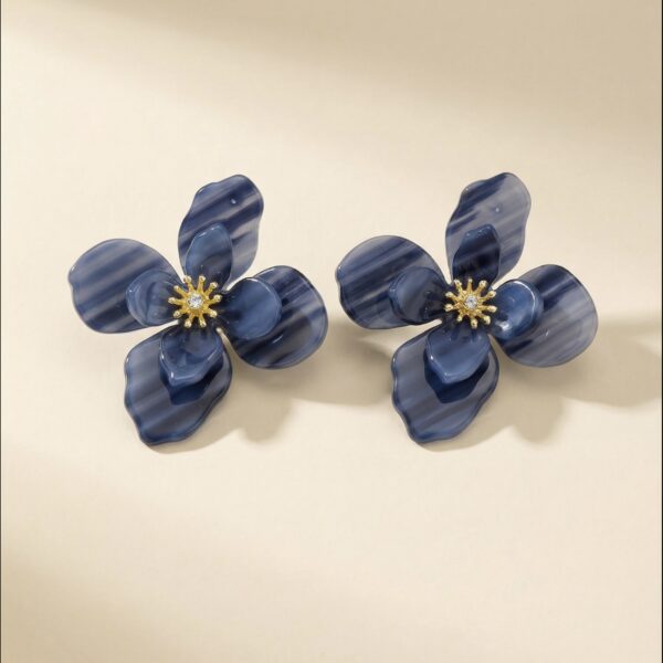 Aretes en Resina Azules ZARC03-117.A