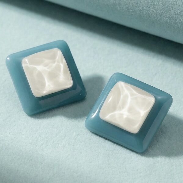 Aretes en Resina Azul ZARC03-127.A