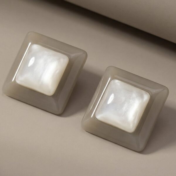 Aretes en Resina Café ZARC03-127.C