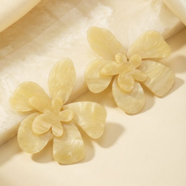 Aretes en Resina Amarillos ZARC03-131.A