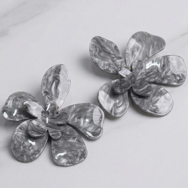 Aretes en Resina Grises ZARC03-131.G