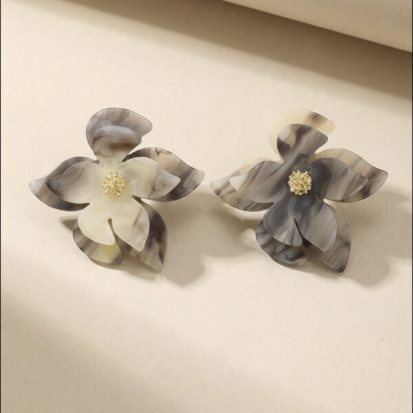 Aretes en Resina Grises ZARC03-49.G