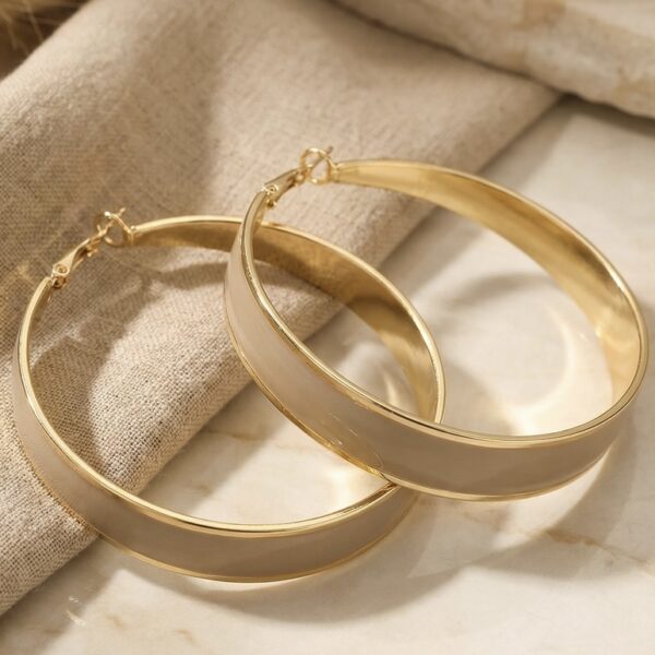 Aretes en Rodio Café con Dorado ZARC03-84.C