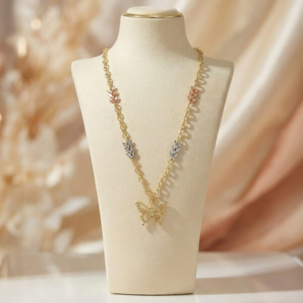 Collar Tres Oros (Dorado, Plateado, Oro Rosa) ZCOC01-99